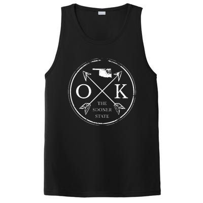 Cute Oklahoma Ok The Sooner State PosiCharge Competitor Tank