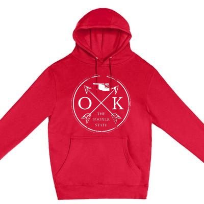 Cute Oklahoma Ok The Sooner State Premium Pullover Hoodie