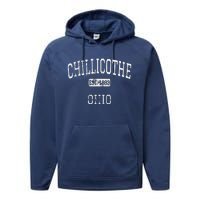 Chillicothe Ohio OH Vintage Performance Fleece Hoodie