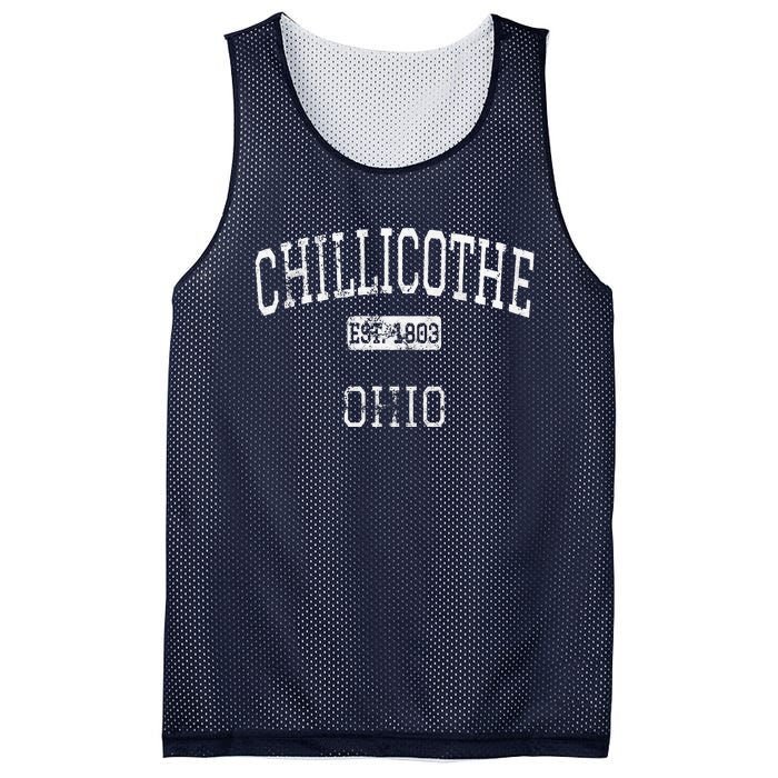 Chillicothe Ohio OH Vintage Mesh Reversible Basketball Jersey Tank