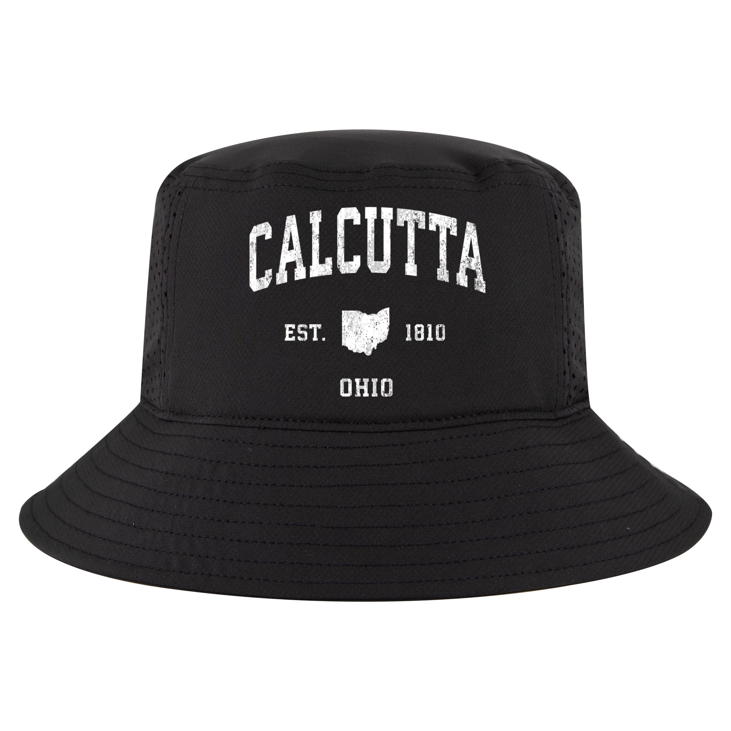 Calcutta Ohio Oh Vintage Athletic Sports Cool Comfort Performance Bucket Hat