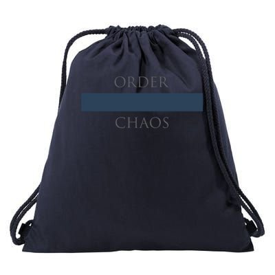 Copy of Order and Chaos Sheepdog Drawstring Bag