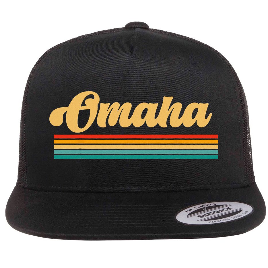 City of Omaha Nebraska Flat Bill Trucker Hat