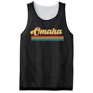 City of Omaha Nebraska Mesh Reversible Basketball Jersey Tank