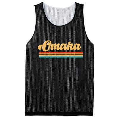 City of Omaha Nebraska Mesh Reversible Basketball Jersey Tank