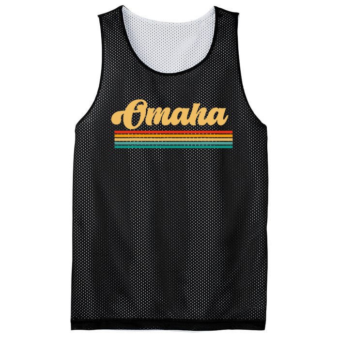 City of Omaha Nebraska Mesh Reversible Basketball Jersey Tank