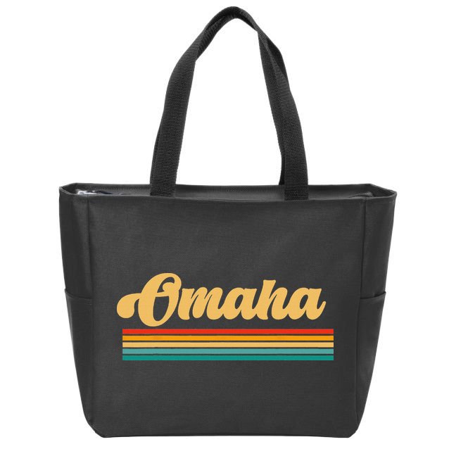 City of Omaha Nebraska Zip Tote Bag
