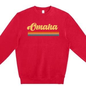 City of Omaha Nebraska Premium Crewneck Sweatshirt