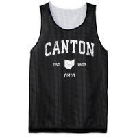 Canton Ohio Oh Vintage Sports Mesh Reversible Basketball Jersey Tank