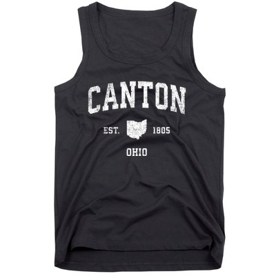 Canton Ohio Oh Vintage Sports Tank Top