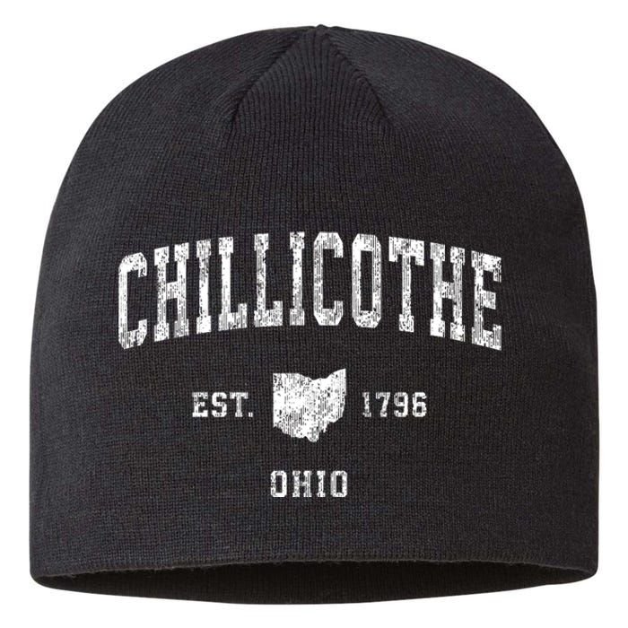 Chillicothe Ohio Oh Vintage Athletic Sports Sustainable Beanie