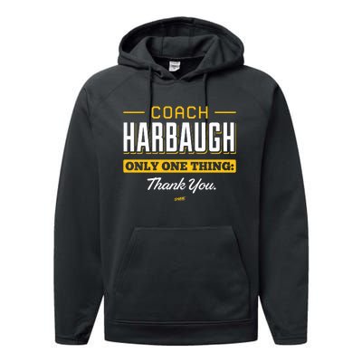 Coach Only One Thing Thank You Performance Fleece Hoodie