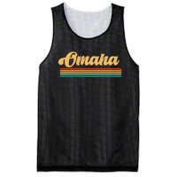 City of Omaha Nebraska Mesh Reversible Basketball Jersey Tank