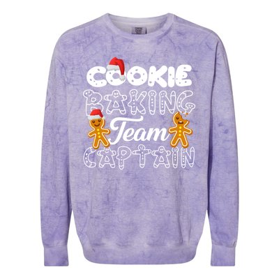 Cookie Baking Team Captain Colorblast Crewneck Sweatshirt