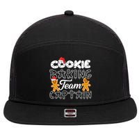 Cookie Baking Team Captain 7 Panel Mesh Trucker Snapback Hat