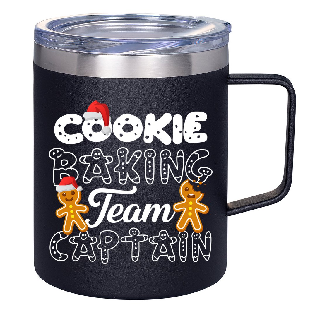 Cookie Baking Team Captain 12oz Stainless Steel Coffee Mug