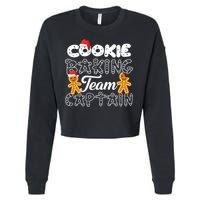Cookie Baking Team Captain Cropped Pullover Crew