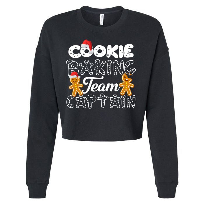 Cookie Baking Team Captain Cropped Pullover Crew
