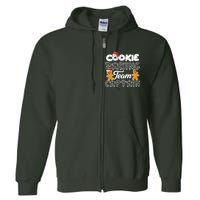 Cookie Baking Team Captain Full Zip Hoodie