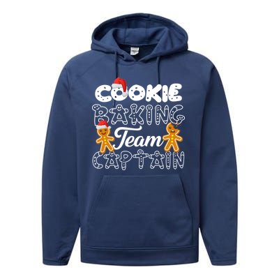 Cookie Baking Team Captain Performance Fleece Hoodie