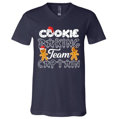 Cookie Baking Team Captain V-Neck T-Shirt