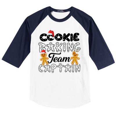 Cookie Baking Team Captain Baseball Sleeve Shirt