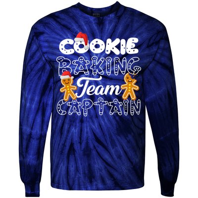 Cookie Baking Team Captain Tie-Dye Long Sleeve Shirt