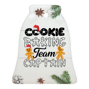 Cookie Baking Team Captain Ceramic Bell Ornament