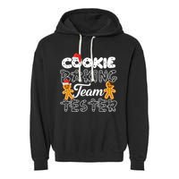 Cookie Baking Team Tester Gingerbread Christmas Garment-Dyed Fleece Hoodie