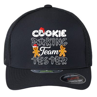Cookie Baking Team Tester Gingerbread Christmas Flexfit Unipanel Trucker Cap