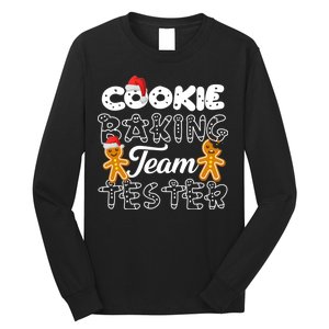 Cookie Baking Team Tester Gingerbread Christmas Long Sleeve Shirt