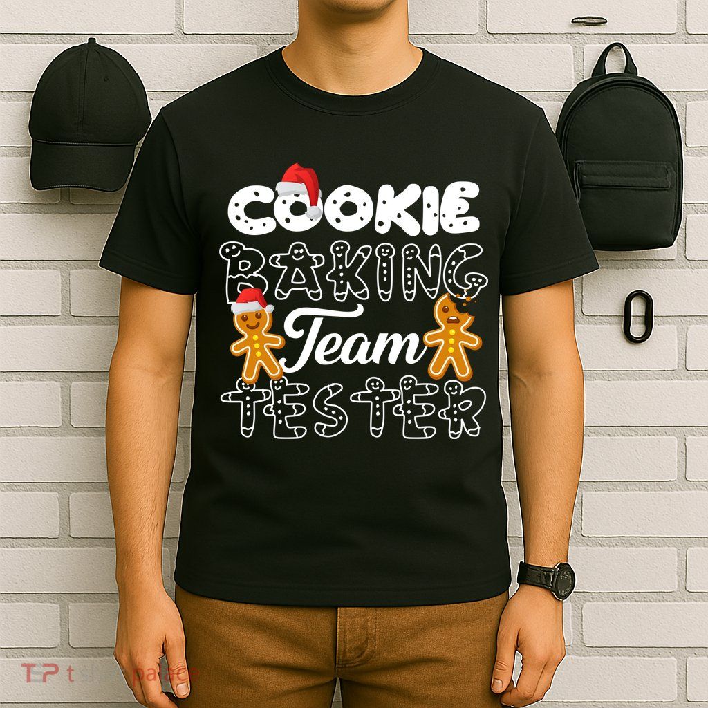 Cookie Baking Team Tester Gingerbread Christmas T-Shirt