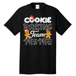 Cookie Baking Team Tester Gingerbread Christmas Tall T-Shirt