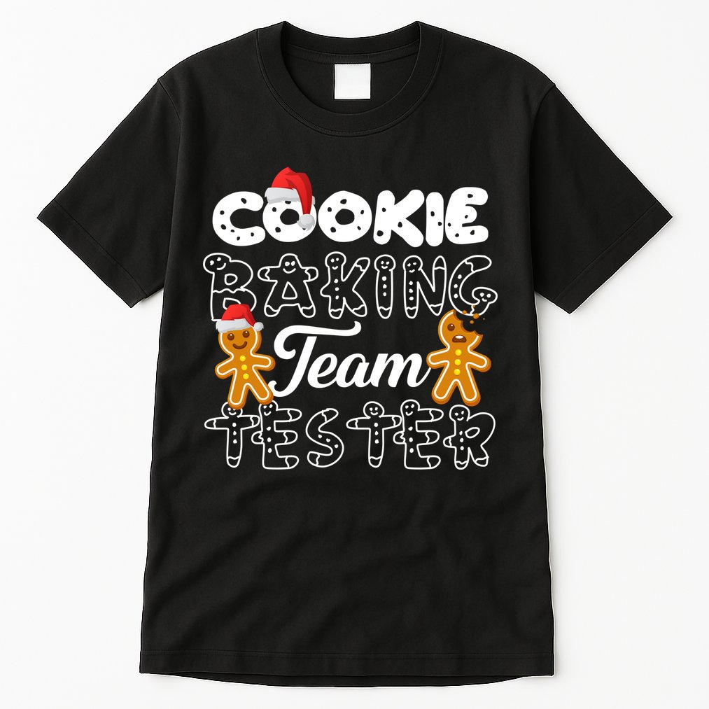 Cookie Baking Team Tester Gingerbread Christmas Tall T-Shirt