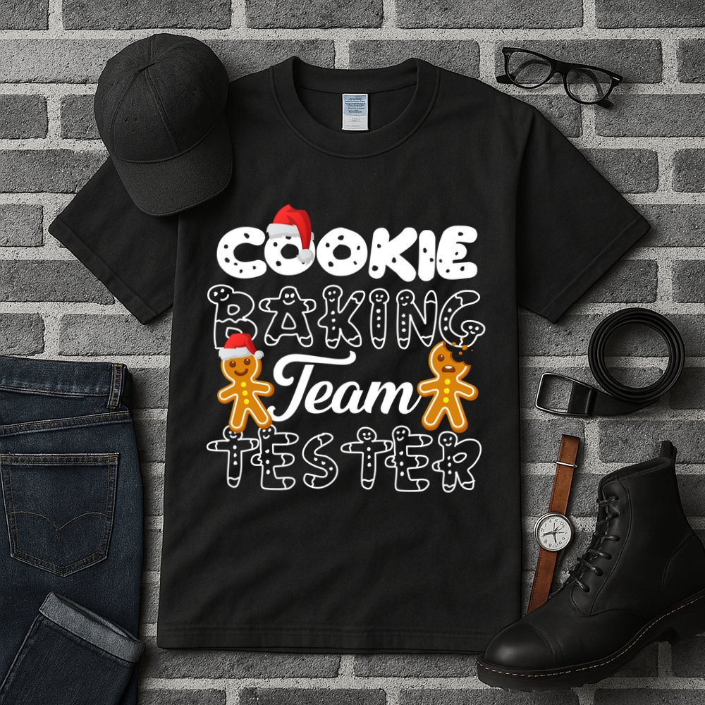 Cookie Baking Team Tester Gingerbread Christmas Tall T-Shirt