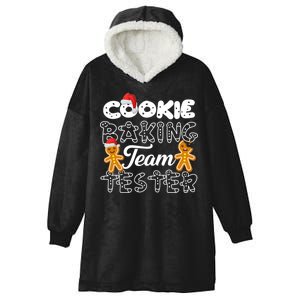 Cookie Baking Team Tester Gingerbread Christmas Hooded Wearable Blanket