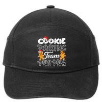 Cookie Baking Team Tester Gingerbread Christmas 7-Panel Snapback Hat