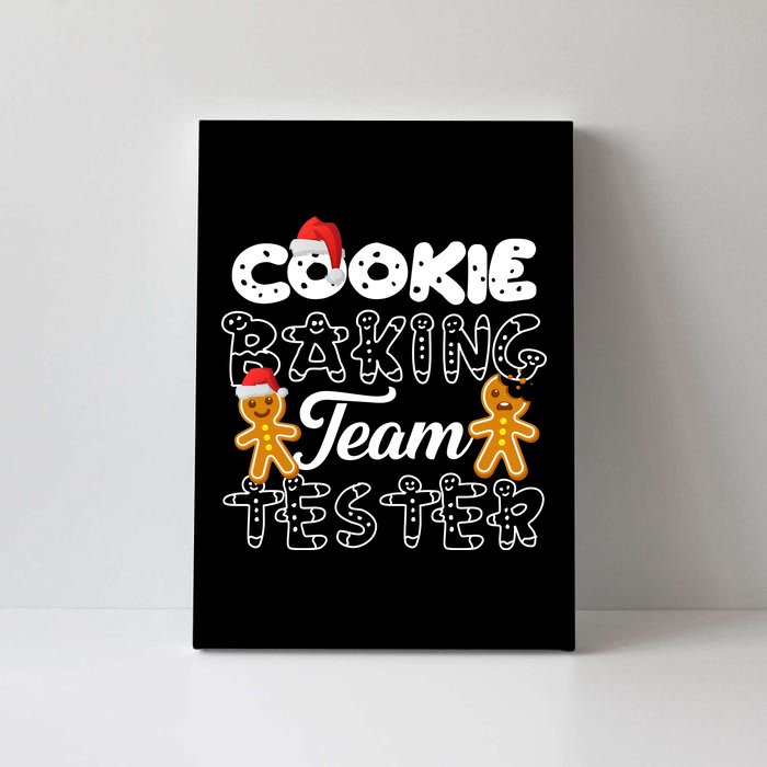 Cookie Baking Team Tester Gingerbread Christmas Canvas