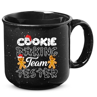 Cookie Baking Team Tester Gingerbread Christmas 15oz Campfire Ceramic Mug