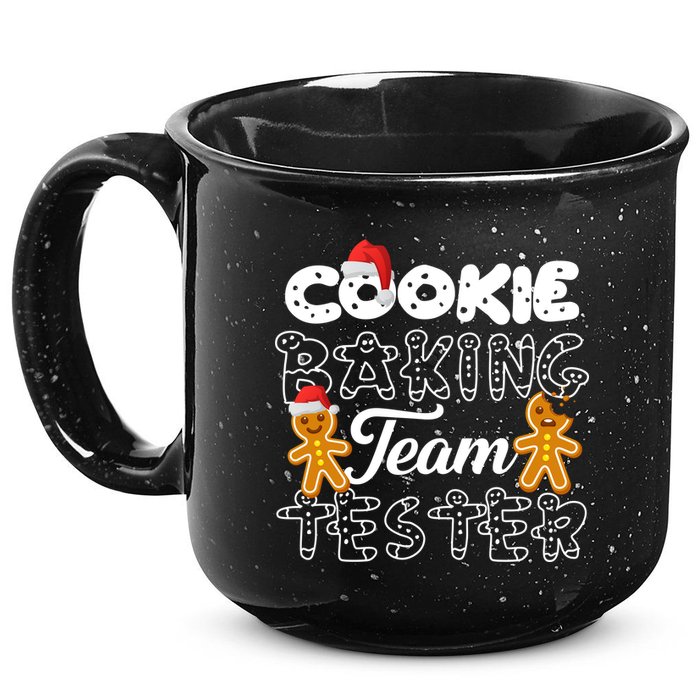 Cookie Baking Team Tester Gingerbread Christmas 15oz Campfire Ceramic Mug