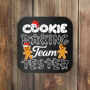 Cookie Baking Team Tester Gingerbread Christmas Coaster