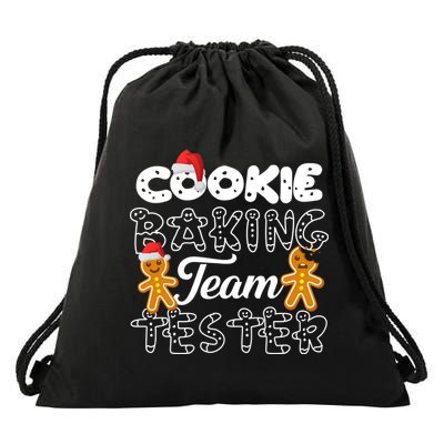 Cookie Baking Team Tester Gingerbread Christmas Drawstring Bag
