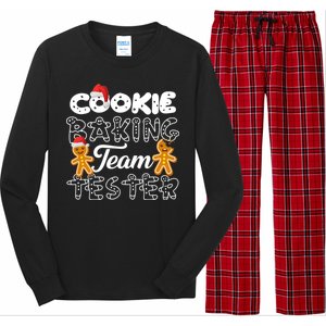 Cookie Baking Team Tester Gingerbread Christmas Long Sleeve Pajama Set