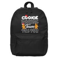 Cookie Baking Team Tester Gingerbread Christmas 16 in Basic Backpack