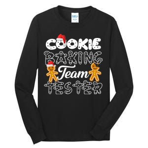 Cookie Baking Team Tester Gingerbread Christmas Tall Long Sleeve T-Shirt