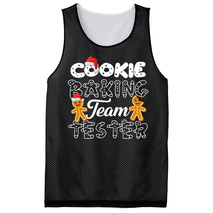 Cookie Baking Team Tester Gingerbread Christmas Mesh Reversible Basketball Jersey Tank