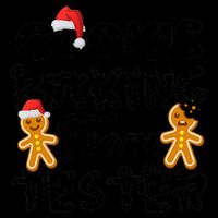Cookie Baking Team Tester Gingerbread Christmas 16oz Travel Tumbler