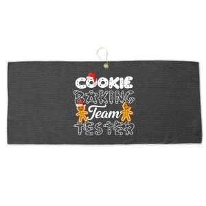 Cookie Baking Team Tester Gingerbread Christmas Large Microfiber Waffle Golf Towel