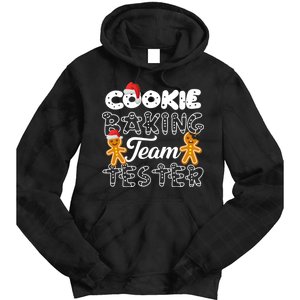 Cookie Baking Team Tester Gingerbread Christmas Tie Dye Hoodie