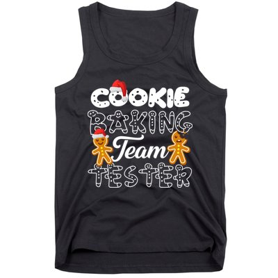Cookie Baking Team Tester Gingerbread Christmas Tank Top